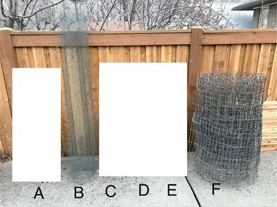 Big Lot of Chicken Wire And Metal Fencing