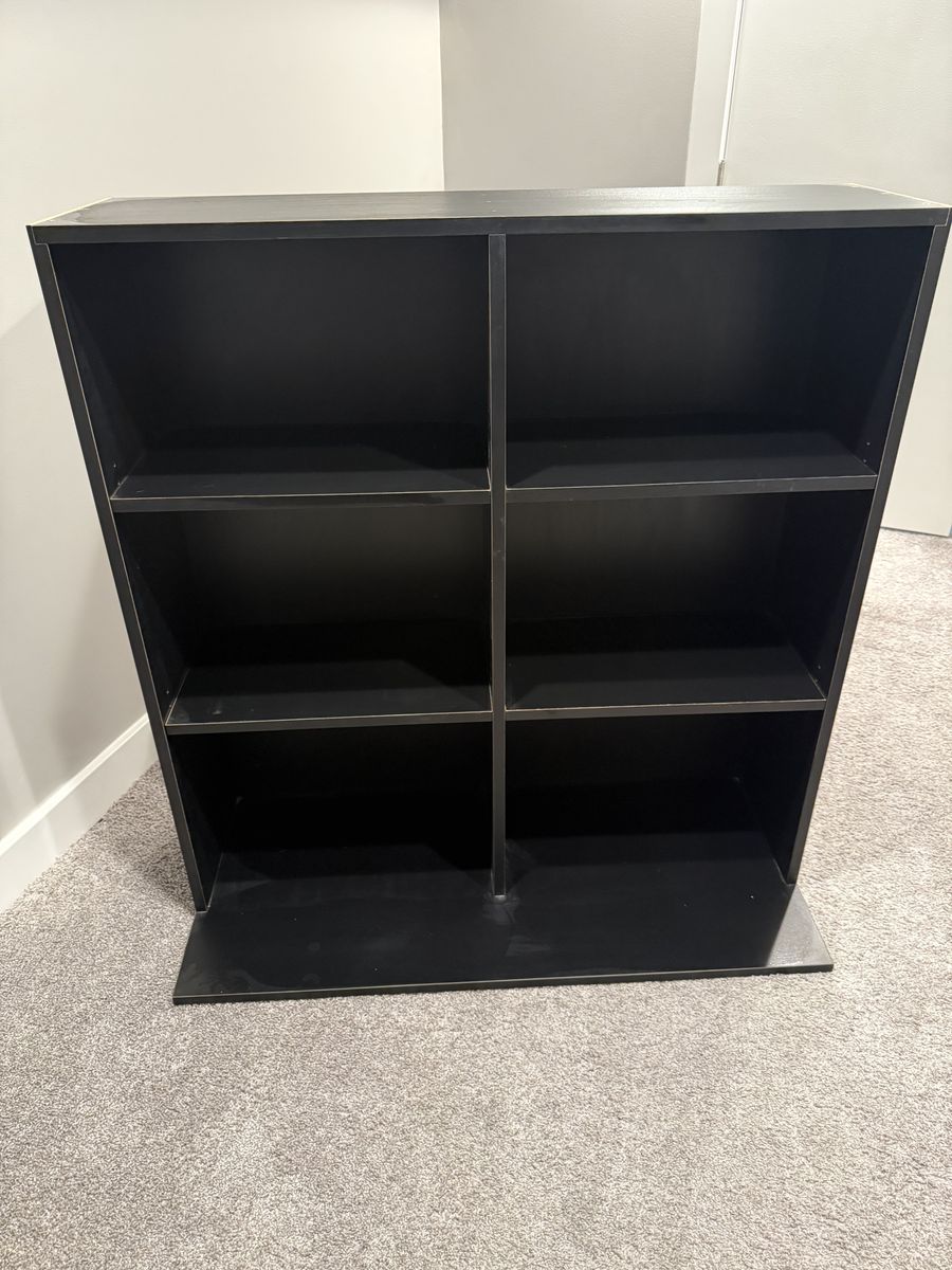 Black shelves x3