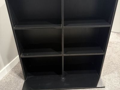 Black shelves x3