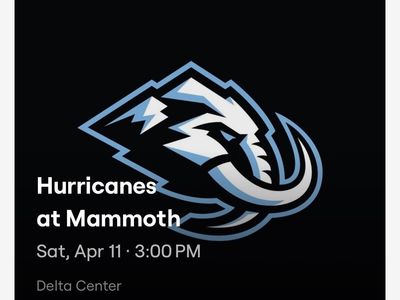 Utah Mammoth vs Hurricanes Tickets (2)