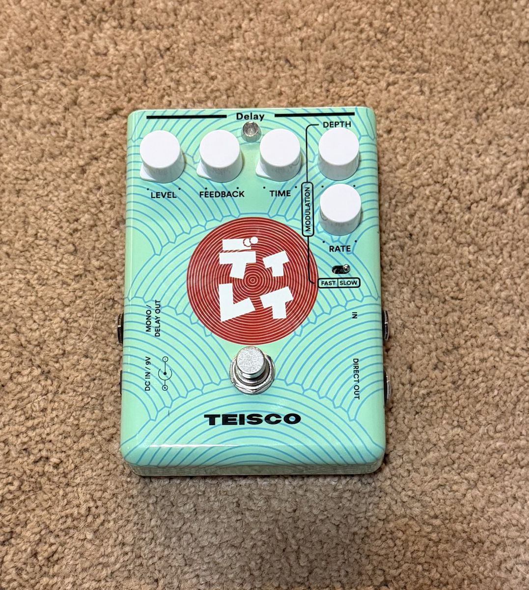 Teisco Delay Guitar Effects Pedal with Modulation