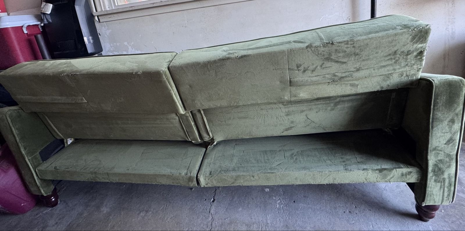 Green couch