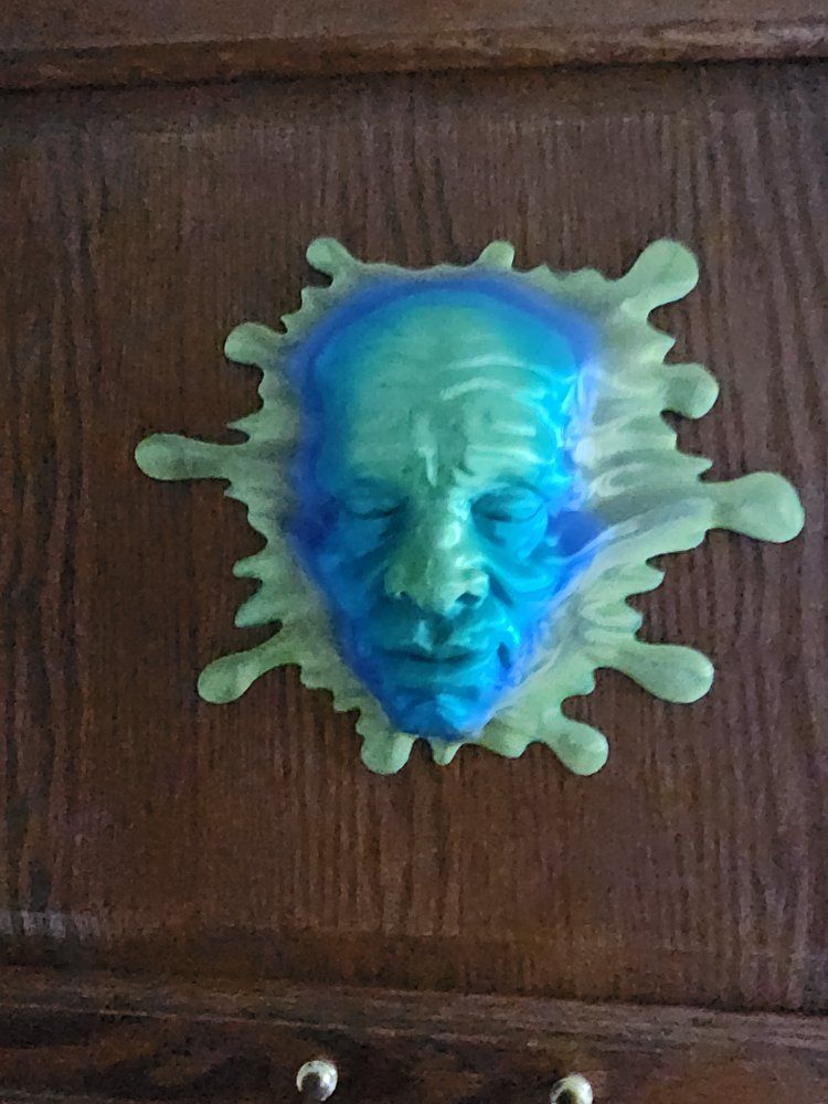 Vintage Ghostbusters Gooper Ghosts Slime Face Wall Plaque Decor