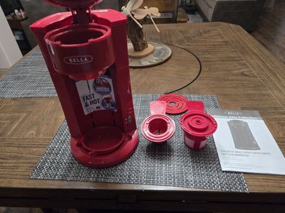 Bella single serve Dual – Keurig pod or ground coffee brewer