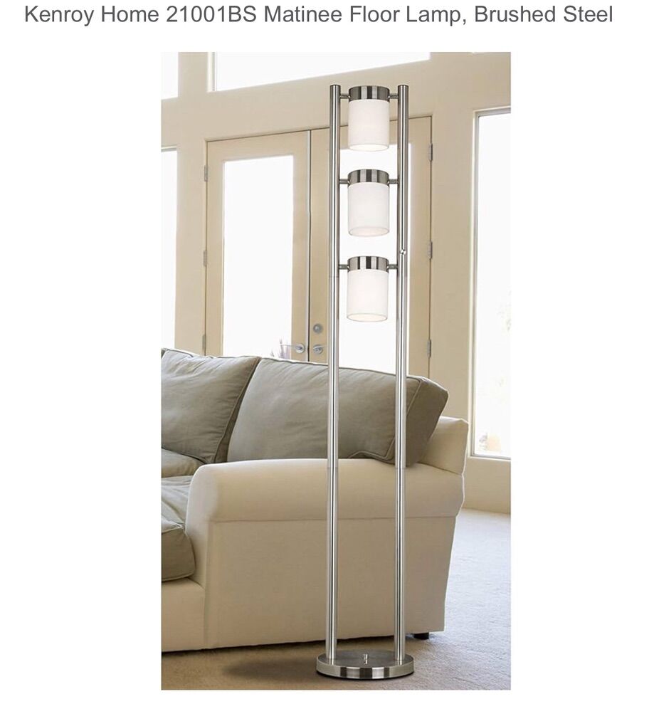 Stainless Steel Matinee Floor Lamps