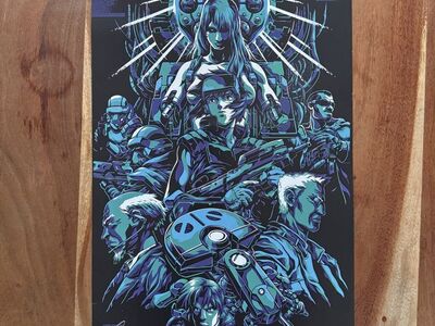 Alexander Iaccarino Signed "Ghost in the Shell" Poster Print - 17x11
