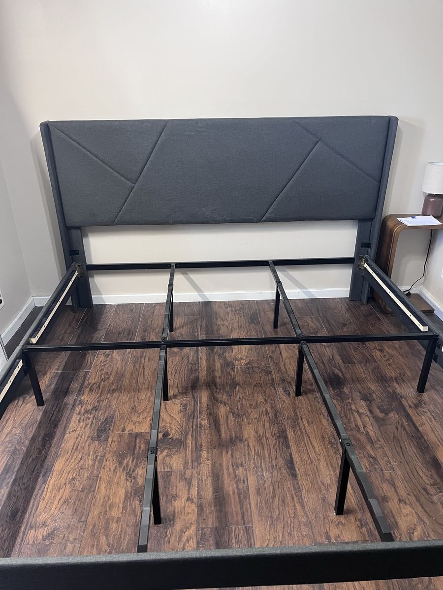 Platform King bed frame