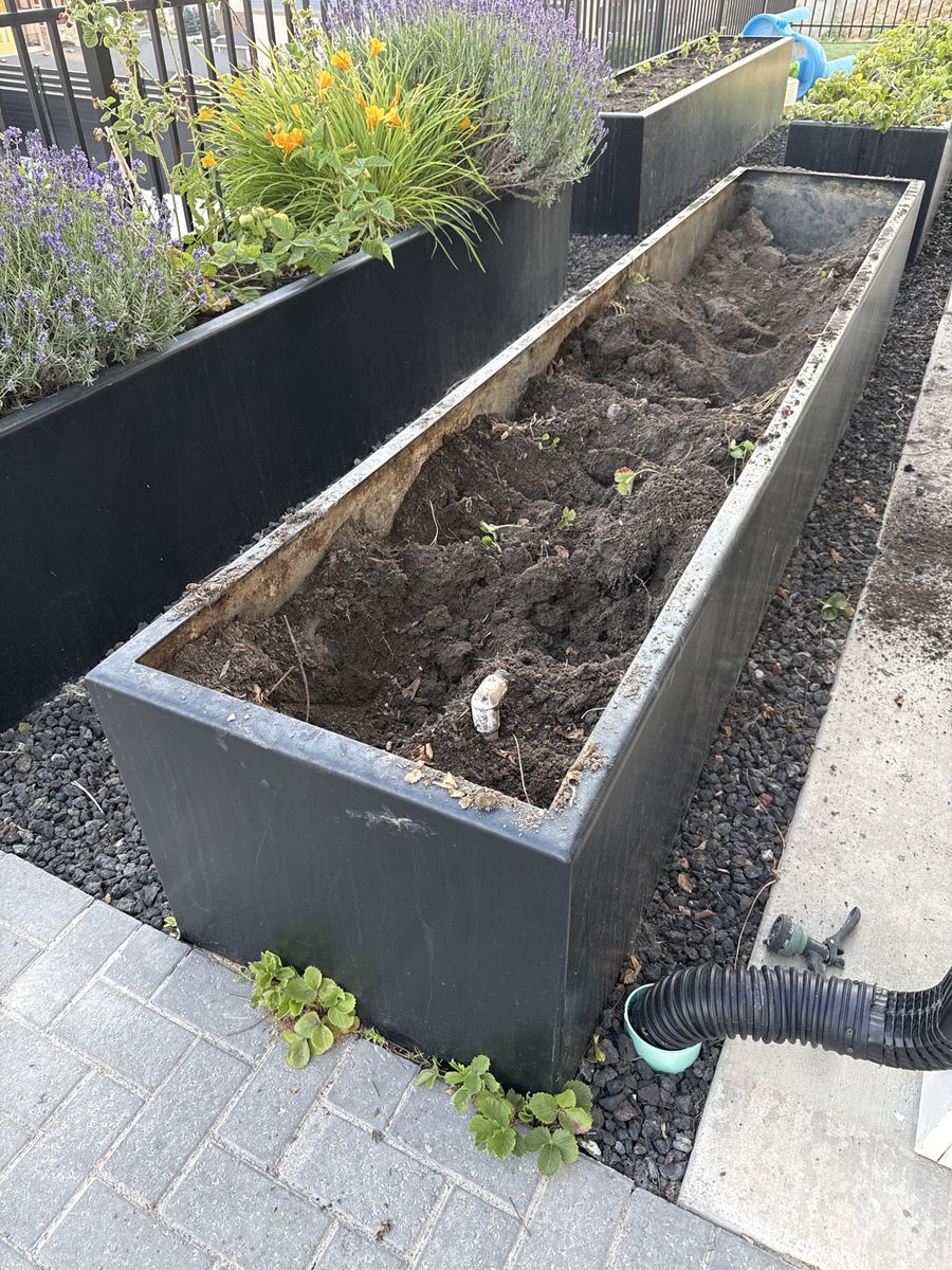 Free 2x12ft Black Planter Box - Metal Garden Raised Beds for Outdoor Landscaping (1 item)