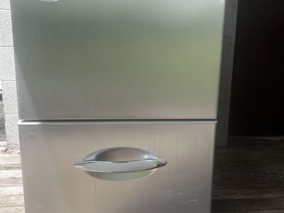 Haier H&R Compact Freezer/Refrigerator Combo - Stainless Steel Finish