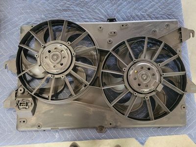 mustang radiator fan