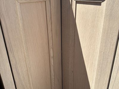 Custom Quarter-Sawn White Oak Kitchen Cabinets - 10Ft Tall - Luxury Set
