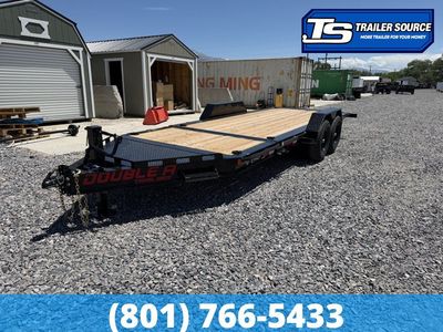 7x22 Double A Pro Series CT Tilt Trailer - 17.5K GVWR - I-Beam Frame, Torsion Axles