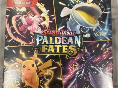 Pokemon Scarlet & Violet Paldean Fates Booster Bundle - 6 Packs Sealed TCG