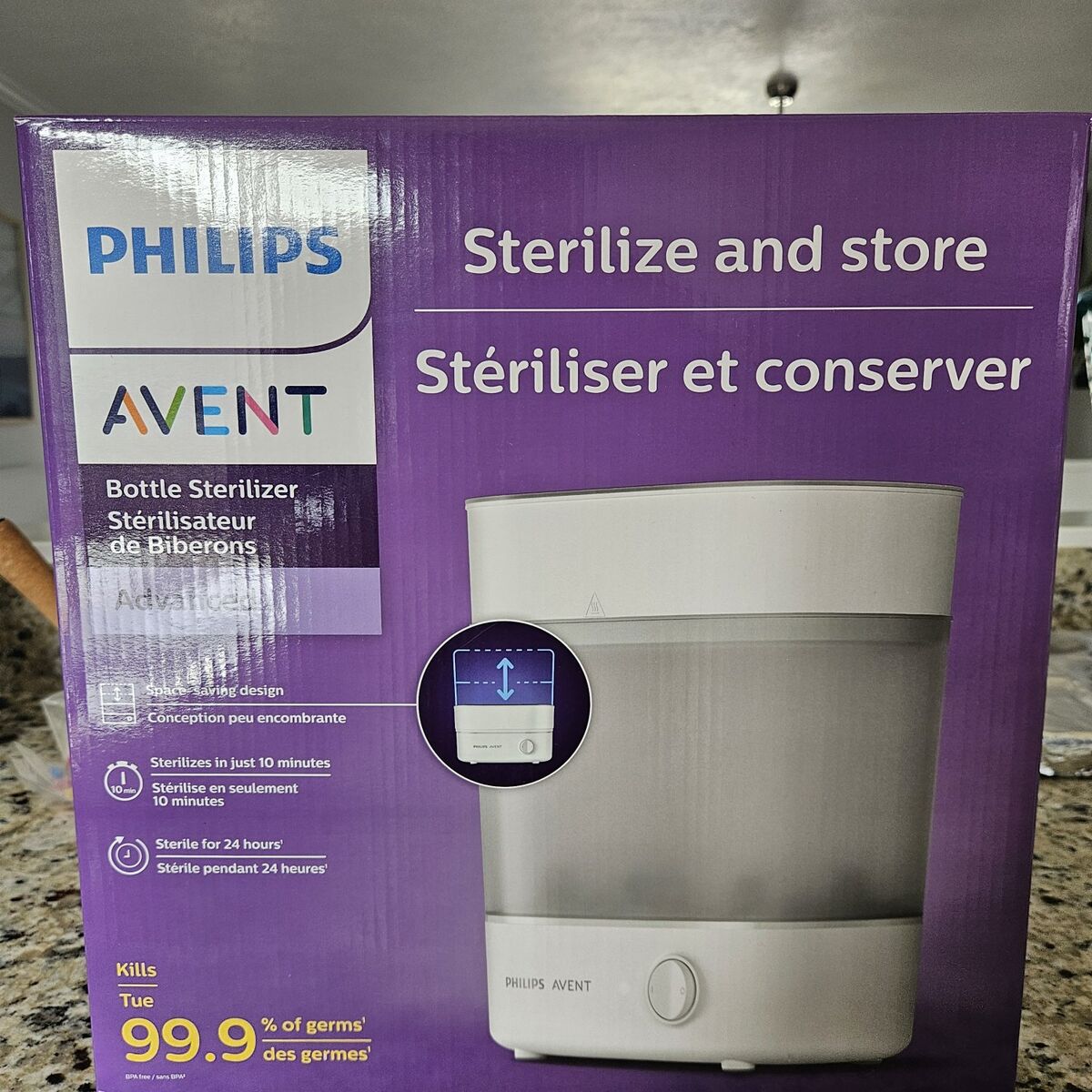 Philips Avent bottle sterilizer