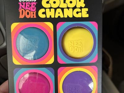 Teenie NeeDoh Color Change Squeeze Fidget Toy Set Brand New Box