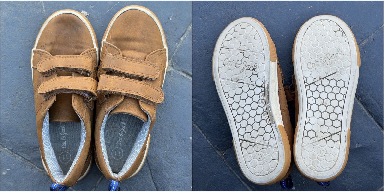 Boys Size 11 Cat & Jack cognac Sneakers