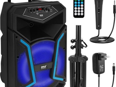 Pyle Portable Bluetooth PA Speaker System
