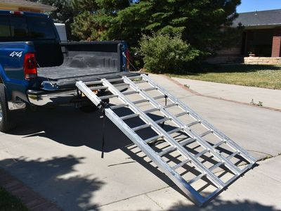 ATV Ramp-wide 49" with 2 tie down straps
