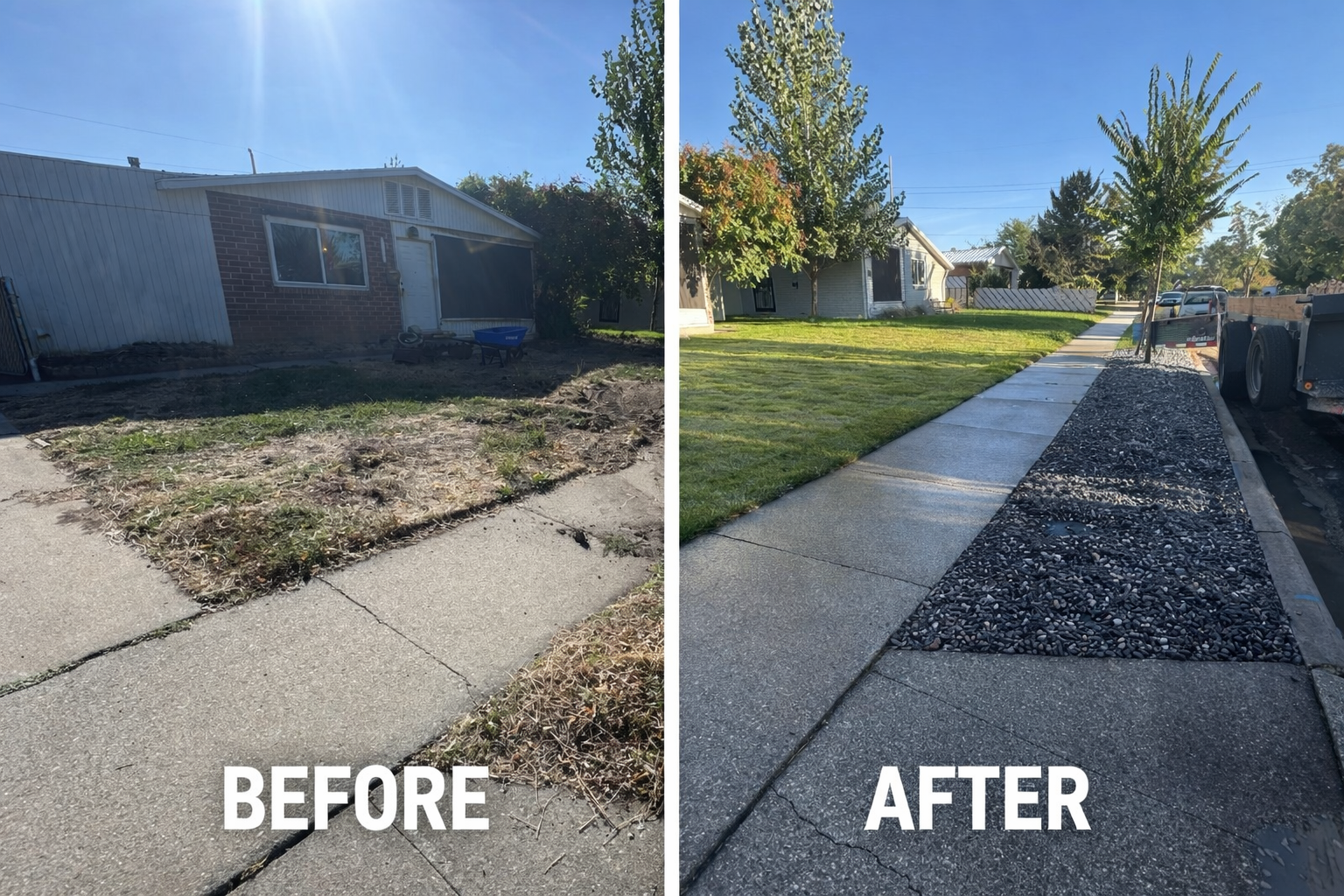 Concrete Curbing | Landscape Borders | Pavers | Hardscaping |  Sprinkler Installation | Salt Lake County