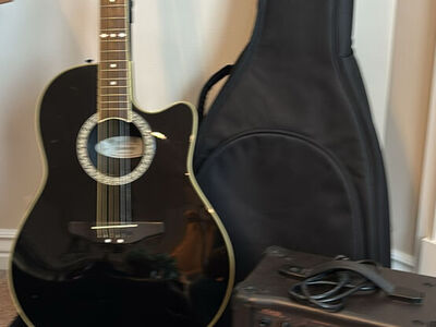 Ovation Celibrity W/Amp And Case