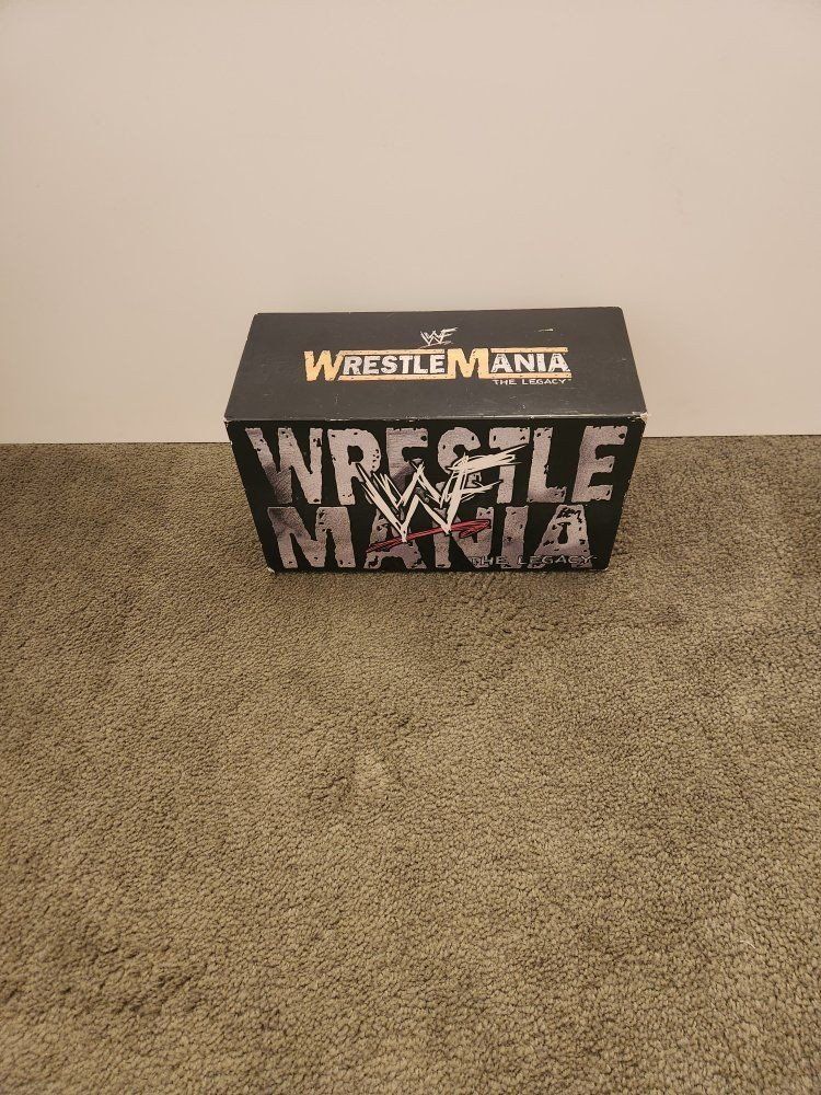 WWF Wrestlemania 1-14 The Legacy Vhs Box Set Wwe Wrestling