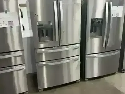 NEW WHIRLPOOL 4 DOOR STAINLESS FRENCH DOOR