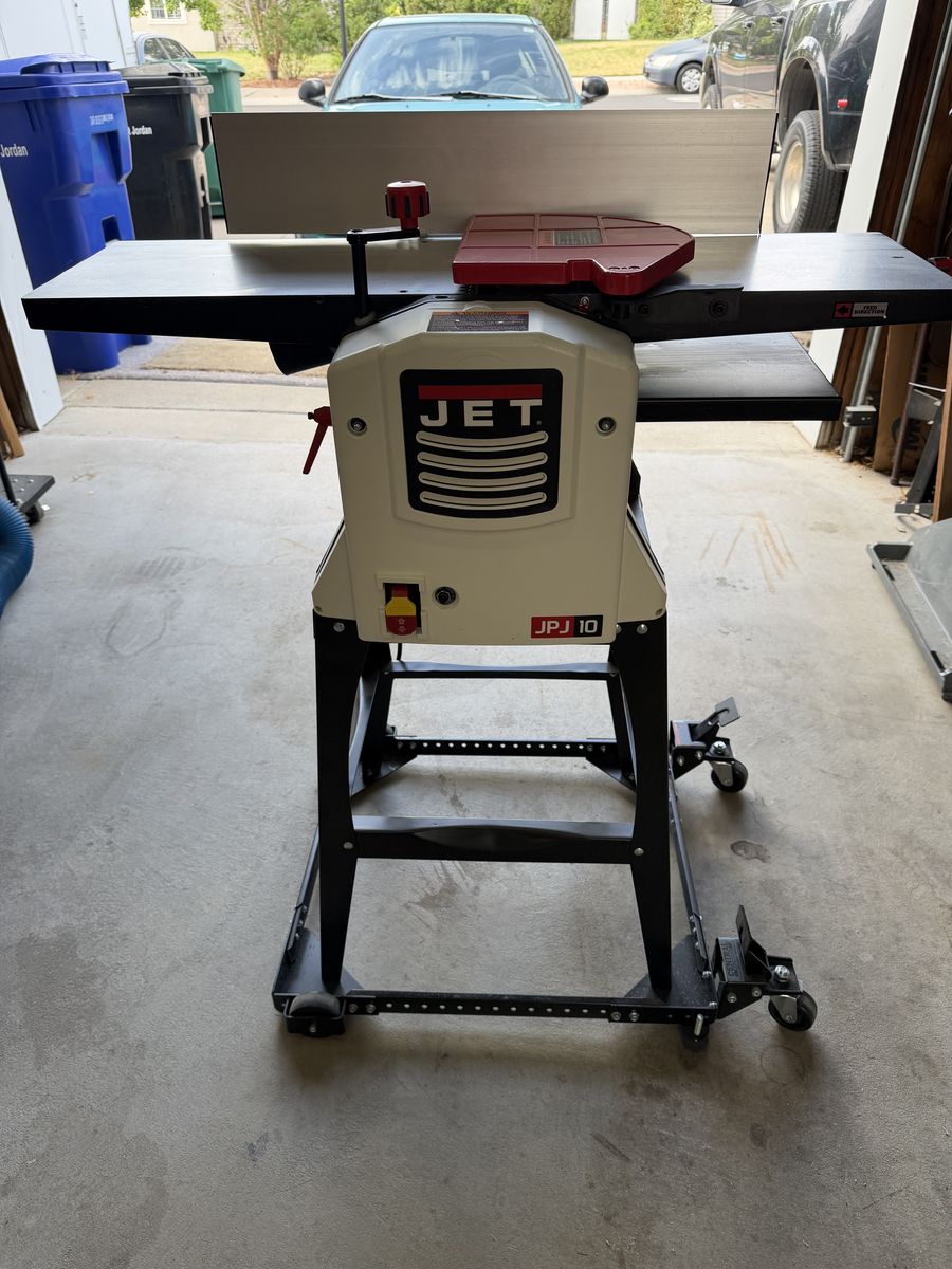 JET JPJ-10 10" Benchtop Jointer/Planer Combo with Stand