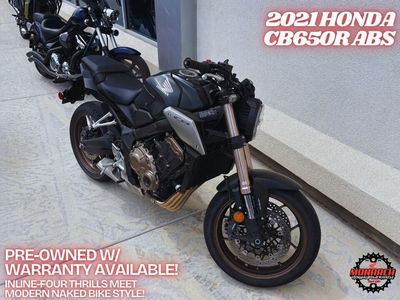 2021 Honda CB650R ABS – Only 3,776 Miles – $7,499