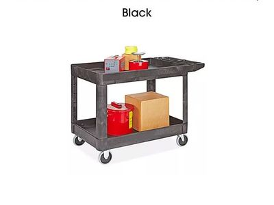 ULINE / Rubbermaid #H-1066BL Large Heavy Duty Utility Cart
