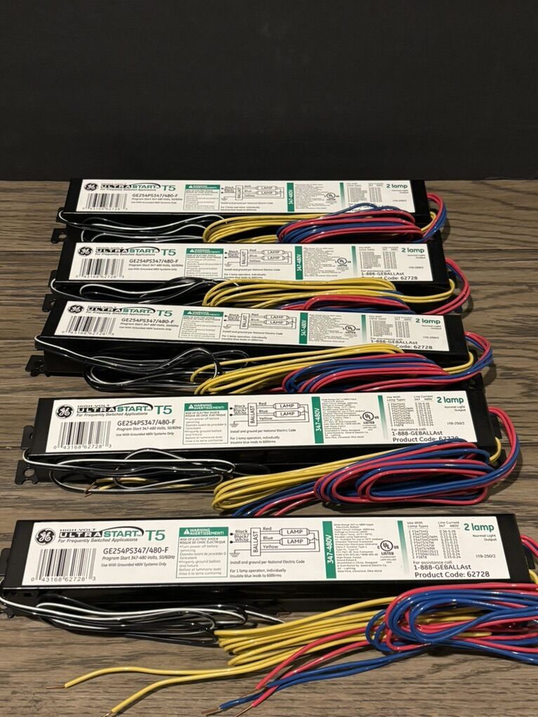 GE UltraStart GE254PS347/480-fluorescent ballast