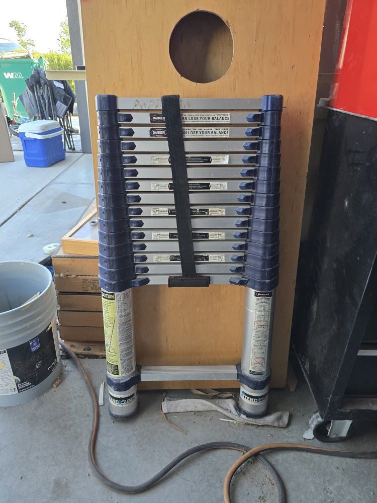 extend climb 15 1/2'  telescoping ladder