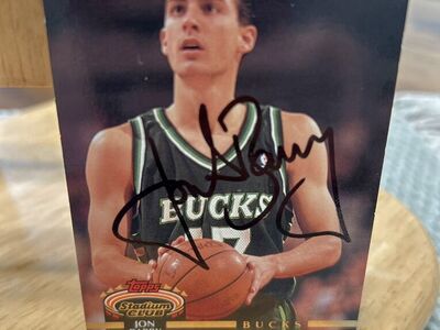 Jon Barry Autograph Basketball Signed TSC Card