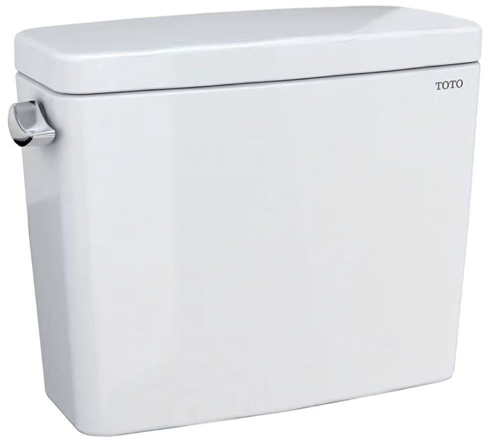 TOTO Drake 1.28 GPF Toilet Tank with WASHLET+ Auto Flush Compatibility, Cotton White - ST776EA#01
