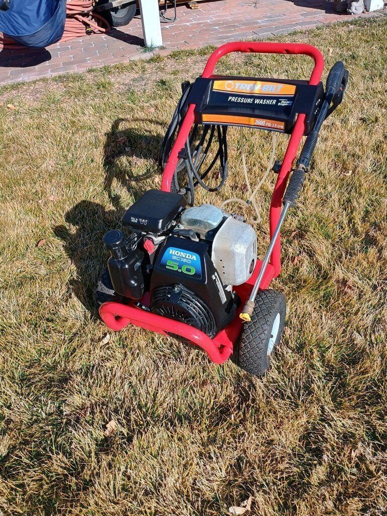 Troy Built pressure washer