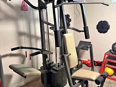 HOME GYM DISASSEMBLED AND READY TO GO