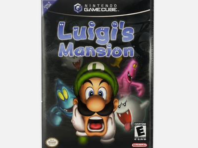 Luigi's Mansion Nintendo GameCube 2001 Black Label Factory Sealed NEW USA Rare