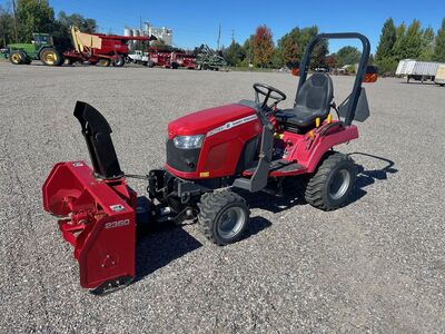 Massey Ferguson tractor with loader and snowblower