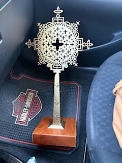 Ethiopian Cross Statue