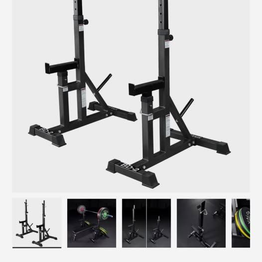 New, Valor Fitness BD-2 Adjustable Bench Press Squat Stands