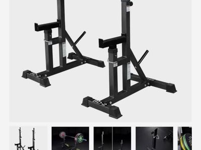 New, Valor Fitness BD-2 Adjustable Bench Press Squat Stands