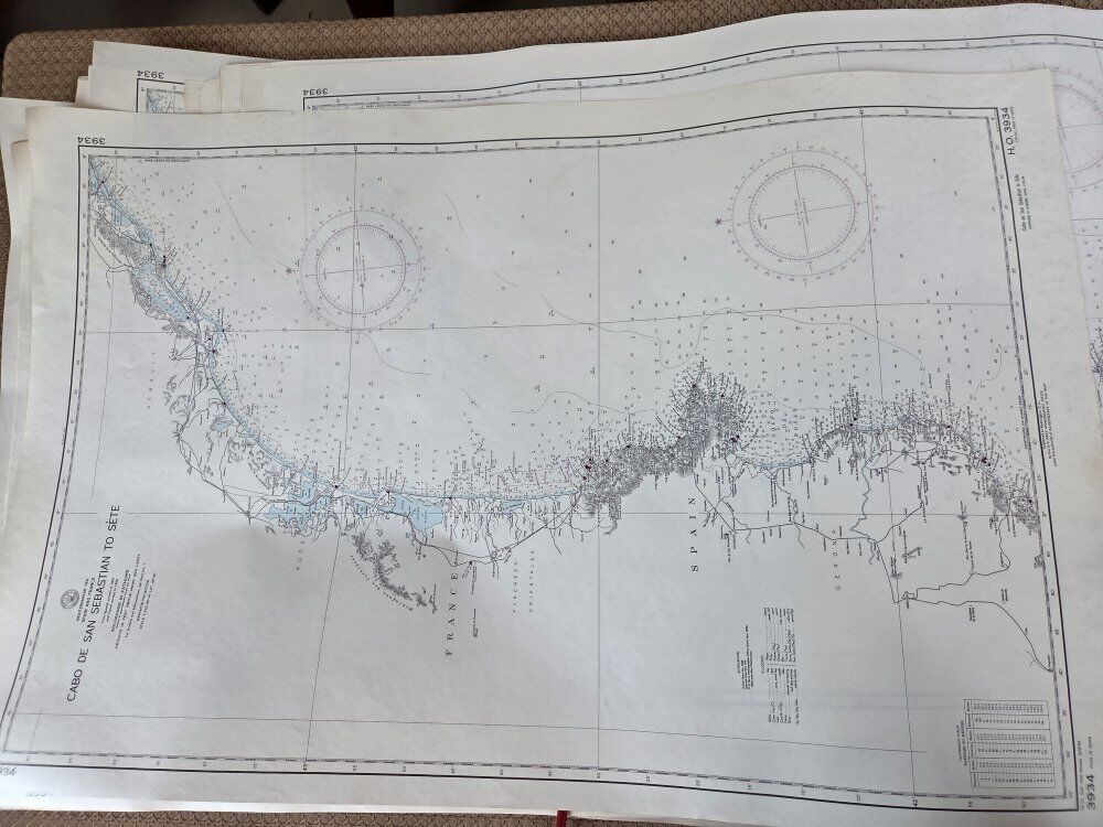 Hydrographic Maps 100+count