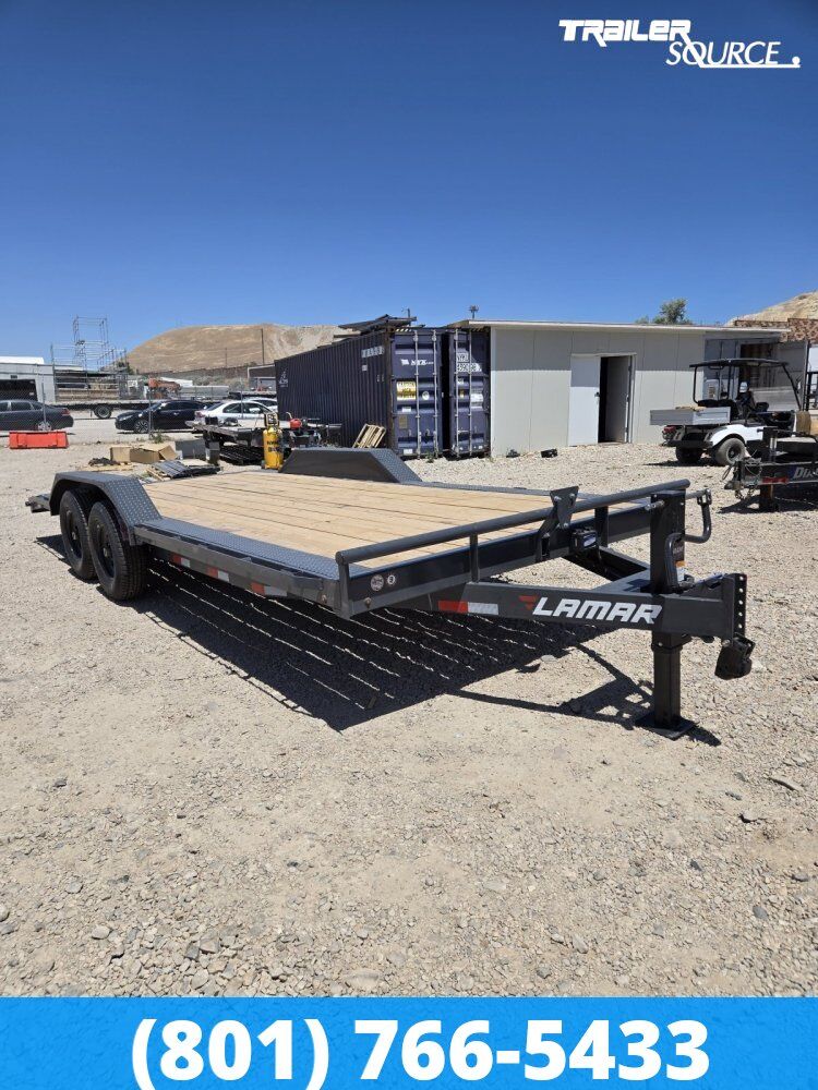 8.5x20 Lamar H6 Equipment Trailer - 14K GVWR Wide Body w/ Drive Over Fenders