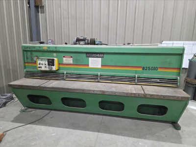 10' x .25" Accurshear / Accurpress *Loading Included*