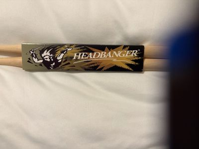 Headbanger Wooden Drum (Maple) Sticks Pair with Original Packaging