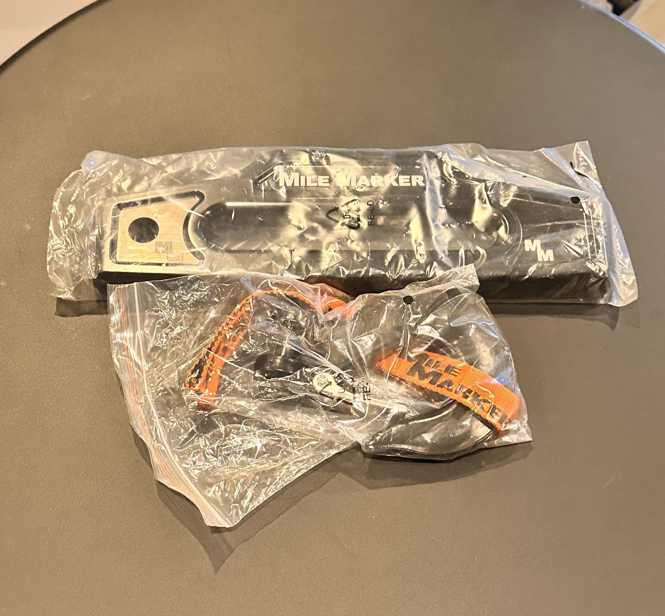 Mile Marker fairlead, strap, and winch hook