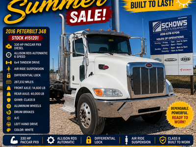 2016 Peterbilt 348 | PACCAR PX9 | Allison RDS | 6x4 | 287K Miles