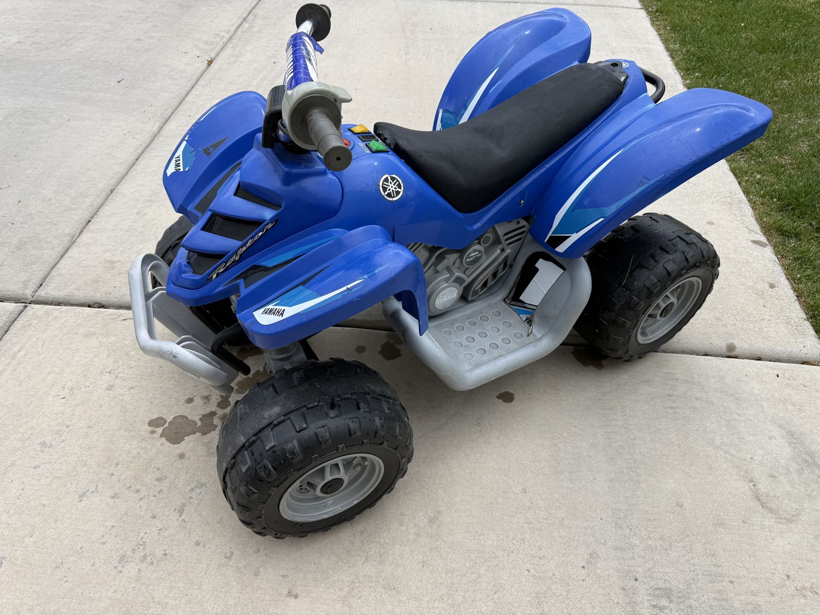 Kids 4 Wheeler - Yamaha Raptor 700R 12V Blue Kids Ride-On ATV Power Wheels Toy