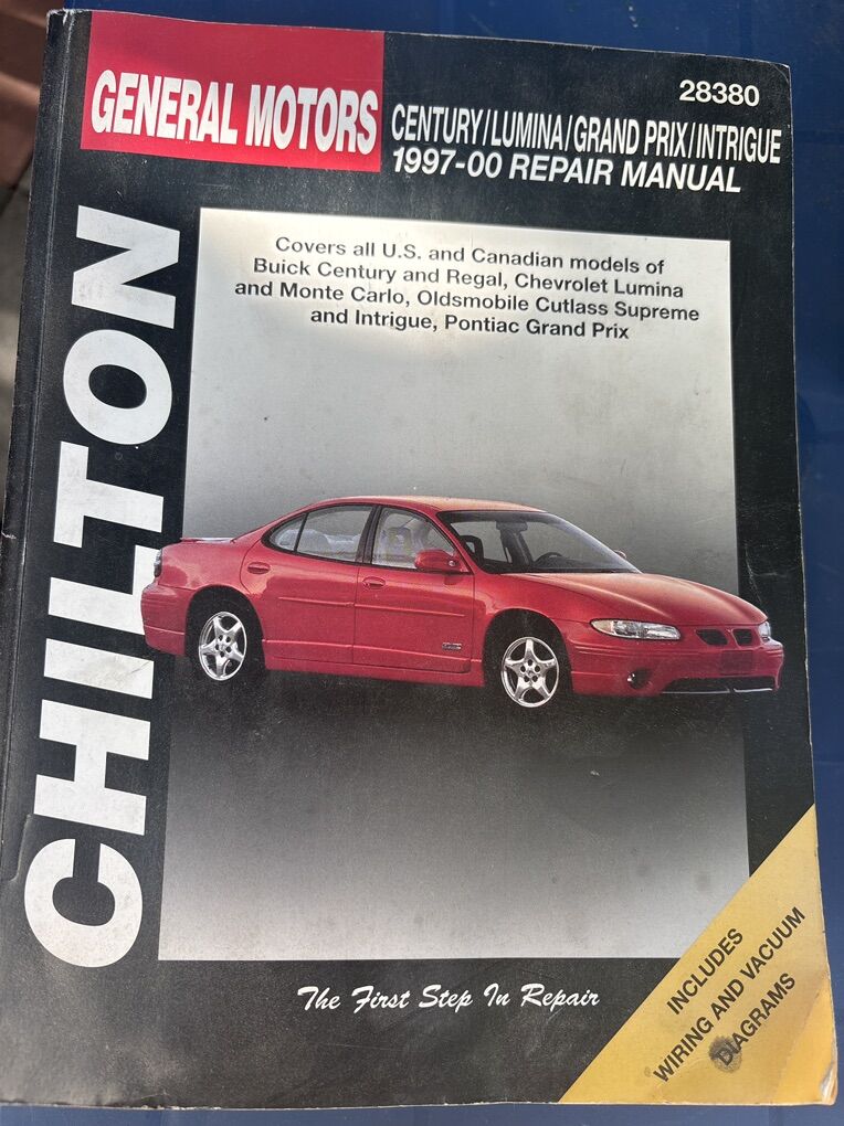 GM Century Lumina Grand Prix Intrigue 97-00 Manual