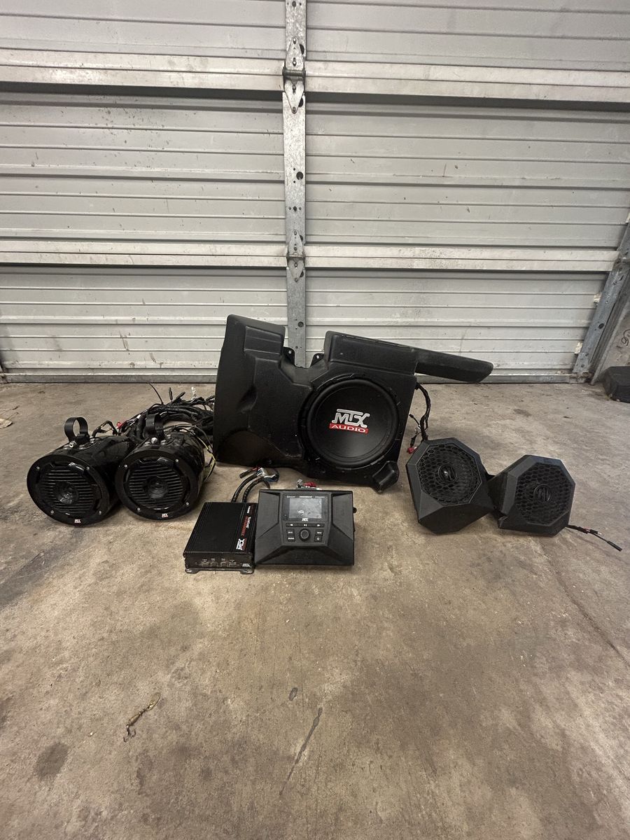 MTX Audio Stage 5 UTV Stereo System - Subwoofer, 4 Speakers, Control Unit, Wiring