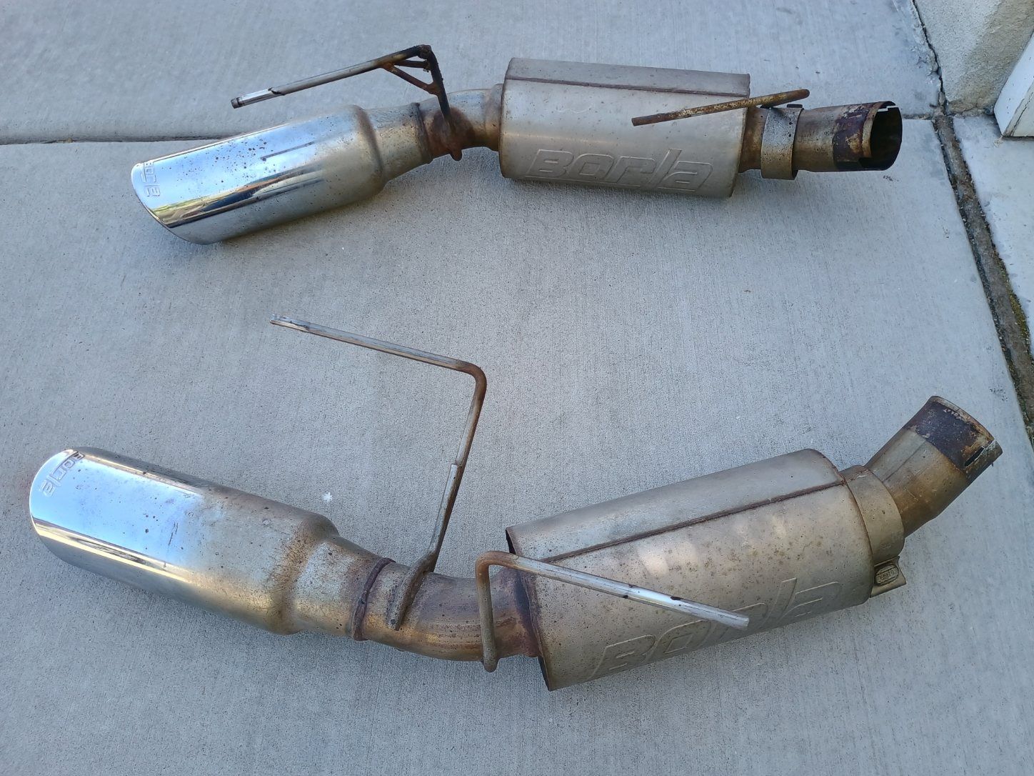 2005 - 2009 Mustang GT Borla Axle-Back Mufflers